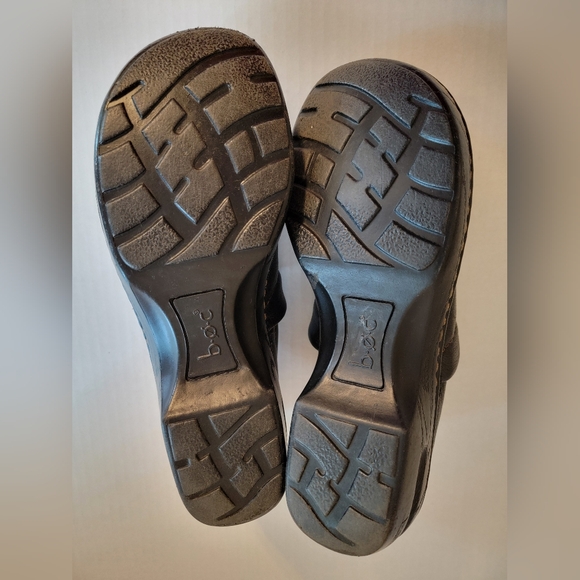 b.o.c Born Concept Black Leather Upper Clogs ~ Size 9.5 - Picture 5 of 6